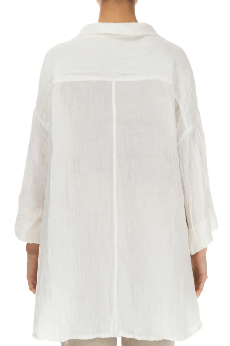 Grizas Crinkled Blouse Wild Berry