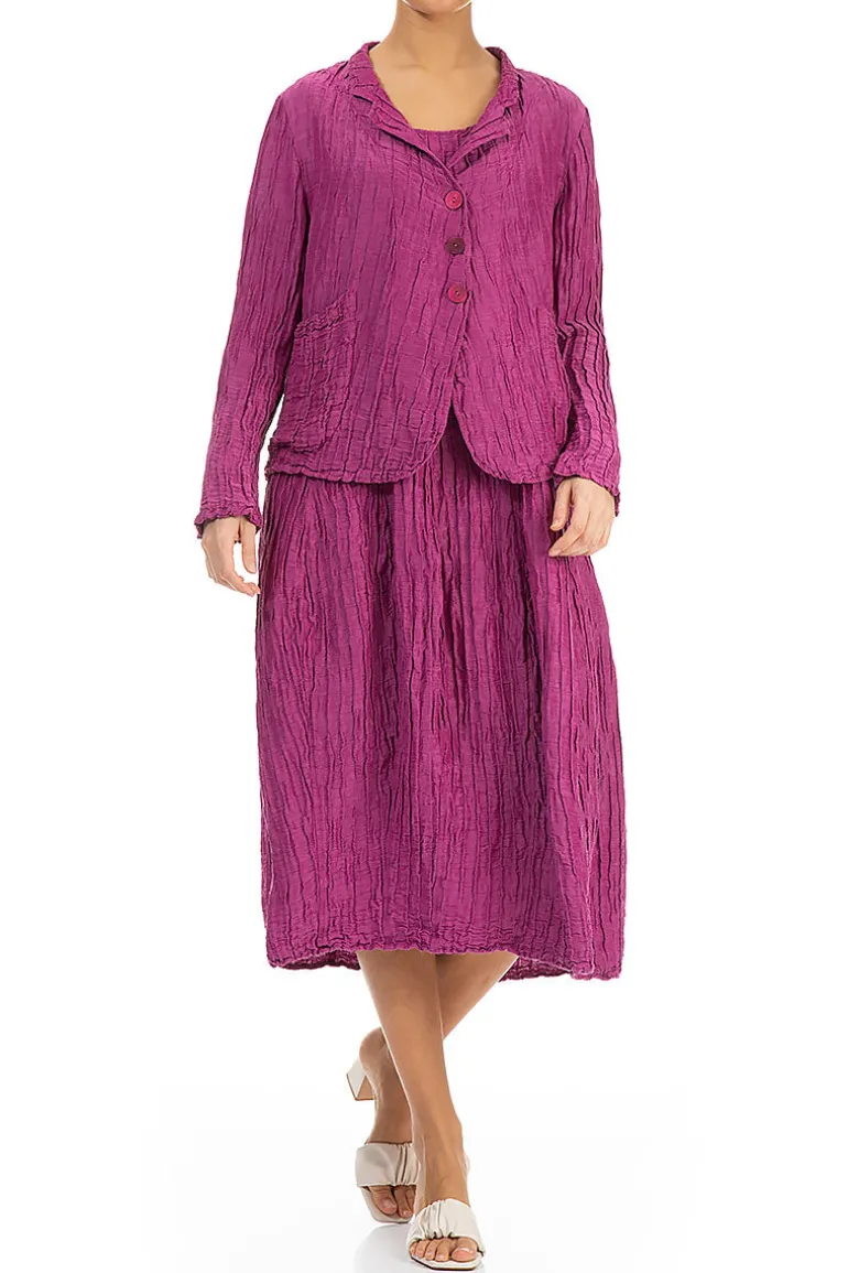 Grizas Cropped Jacket Orchid