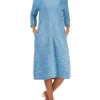 Grizas Midi Crinkle Dress Cornflower