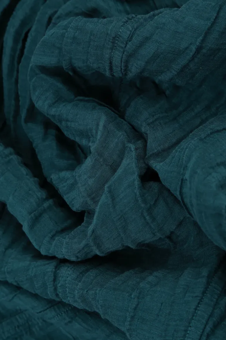 Grizas Silk Linen Jacket Dark Teal