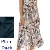 Grizas Sleeveless Silk Viscose Dress Dark Teal