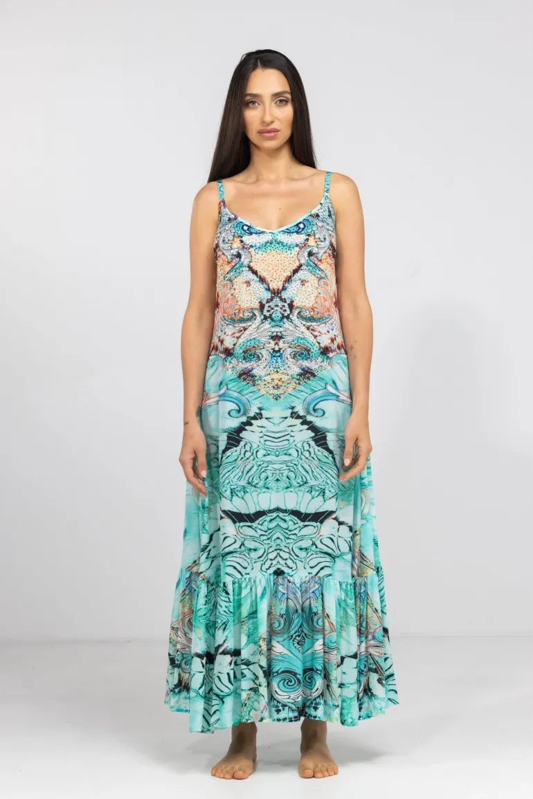 Inoa Strap Maxi Dress Gold Coast