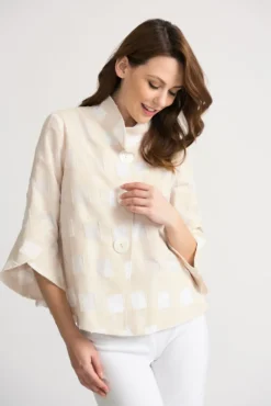 JOSEPH RIBKOFF CREAM JACKET