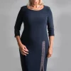 JOSEPH RIBKOFF DRESS MIDNIGHT BLUE