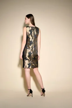 Joseph Ribkoff Gold Leaf Dress