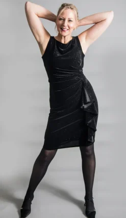 JOSEPH RIBKOFF VELVET DRESS