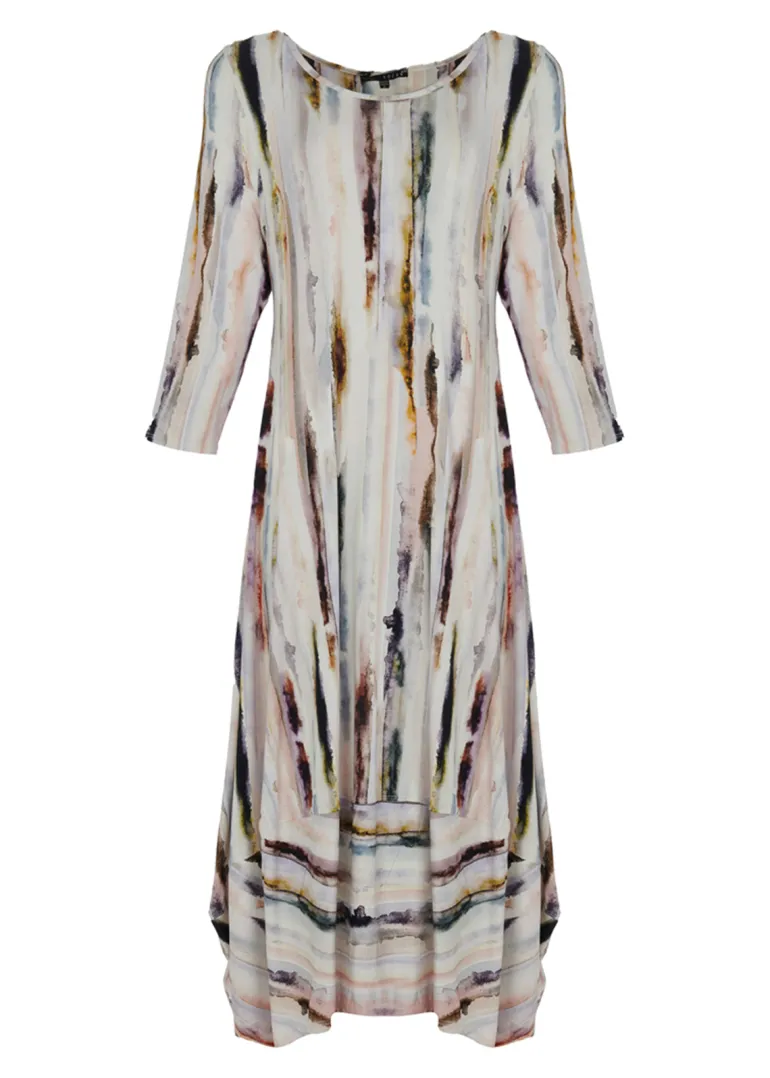 Kozan Jersey Midi Dress TS-1930 Marble