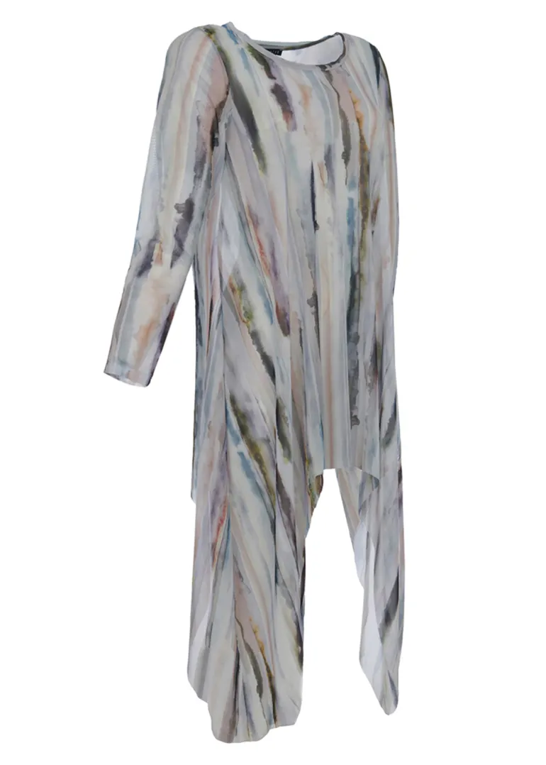 Kozan Mesh Tunic Top SH-4281 Marble