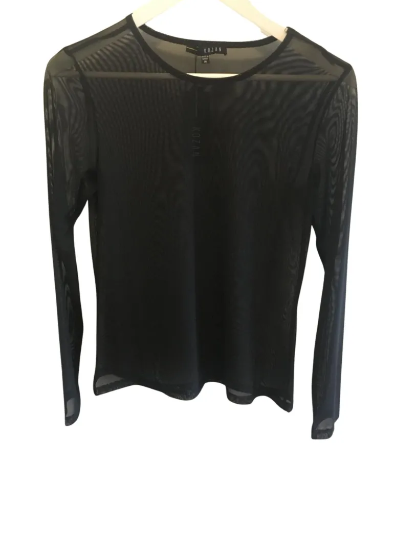 Kozan Mika Mesh Top Black