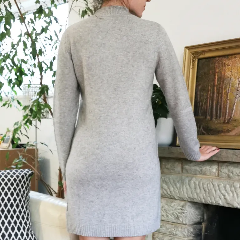 LAGOM ASPEN DRESS GREY CASHMERE