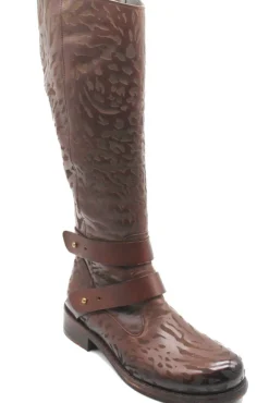LONG TEXTURED BOOT BROWN - LIMITED EDITION
