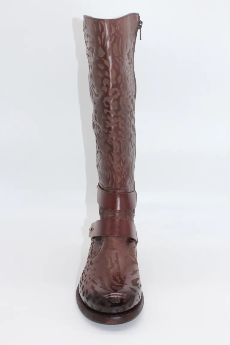 LONG TEXTURED BOOT BROWN - LIMITED EDITION
