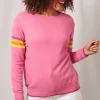 Luella Lindy Cashmere Sweater Pink