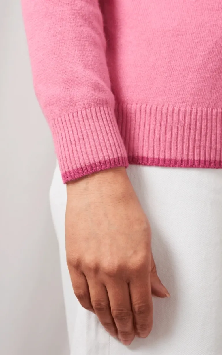 Luella Lindy Cashmere Sweater Pink