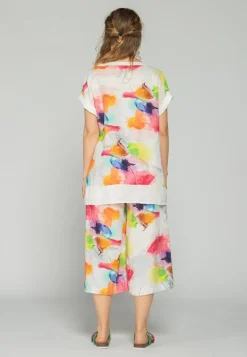 Luukaa Maya Linen Tunic Multicolour