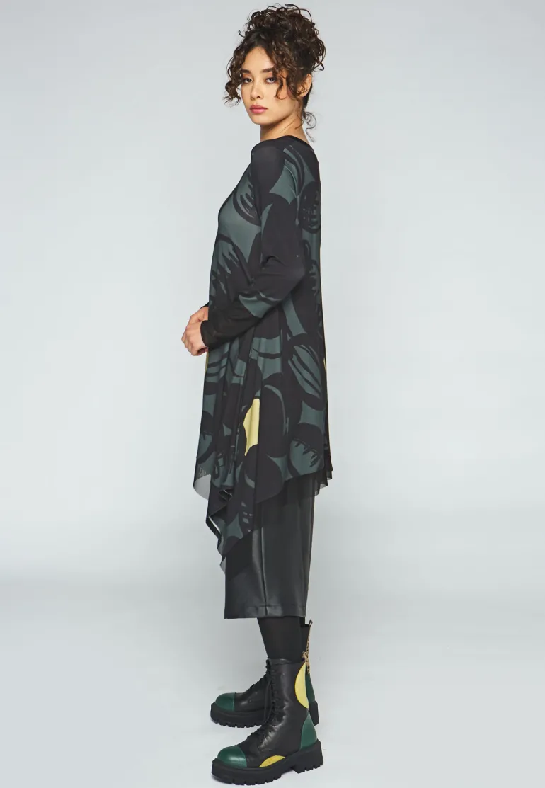 Luukaa PU Trim Dress - 2 Colourways