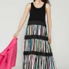 Luukaa Water Sleeveless Dress Black