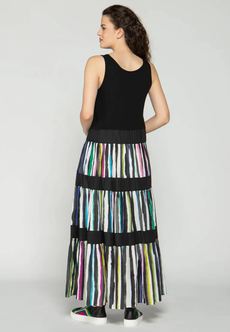 Luukaa Water Sleeveless Dress Black