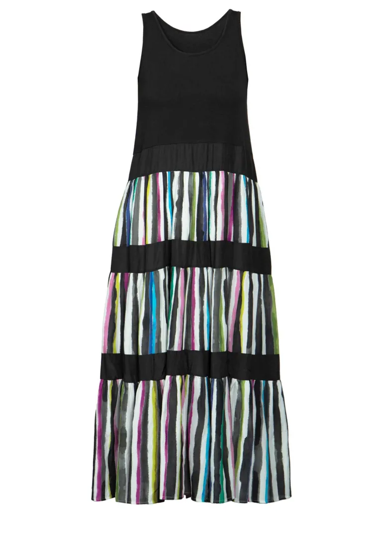 Luukaa Water Sleeveless Dress Black