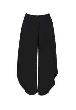 Luukaa Waterfall Hem Trousers Black