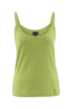 MARBLE COTTON VEST TOP LIME