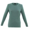 Marble Crew Neck Jersey Top Sea Foam 6401-223