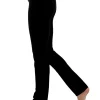 Marble High Waisted Straight Jeans Black