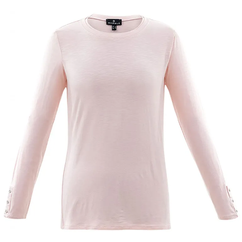 Marble Round Neck Top