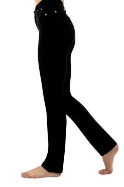 Marble Straight Leg Jeans Black