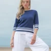 Marble Sweater 7826_103 Navy