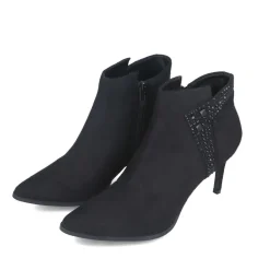 MENBUR PEONIA BLACK HEEL BOOTS