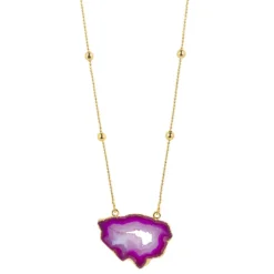MY FIRST LOVE NECKLACE MAGENTA