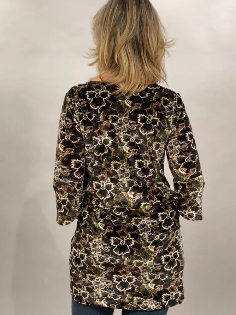MYRINE PANSY VELVET TUNIC