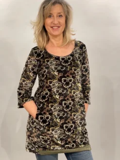 MYRINE PANSY VELVET TUNIC