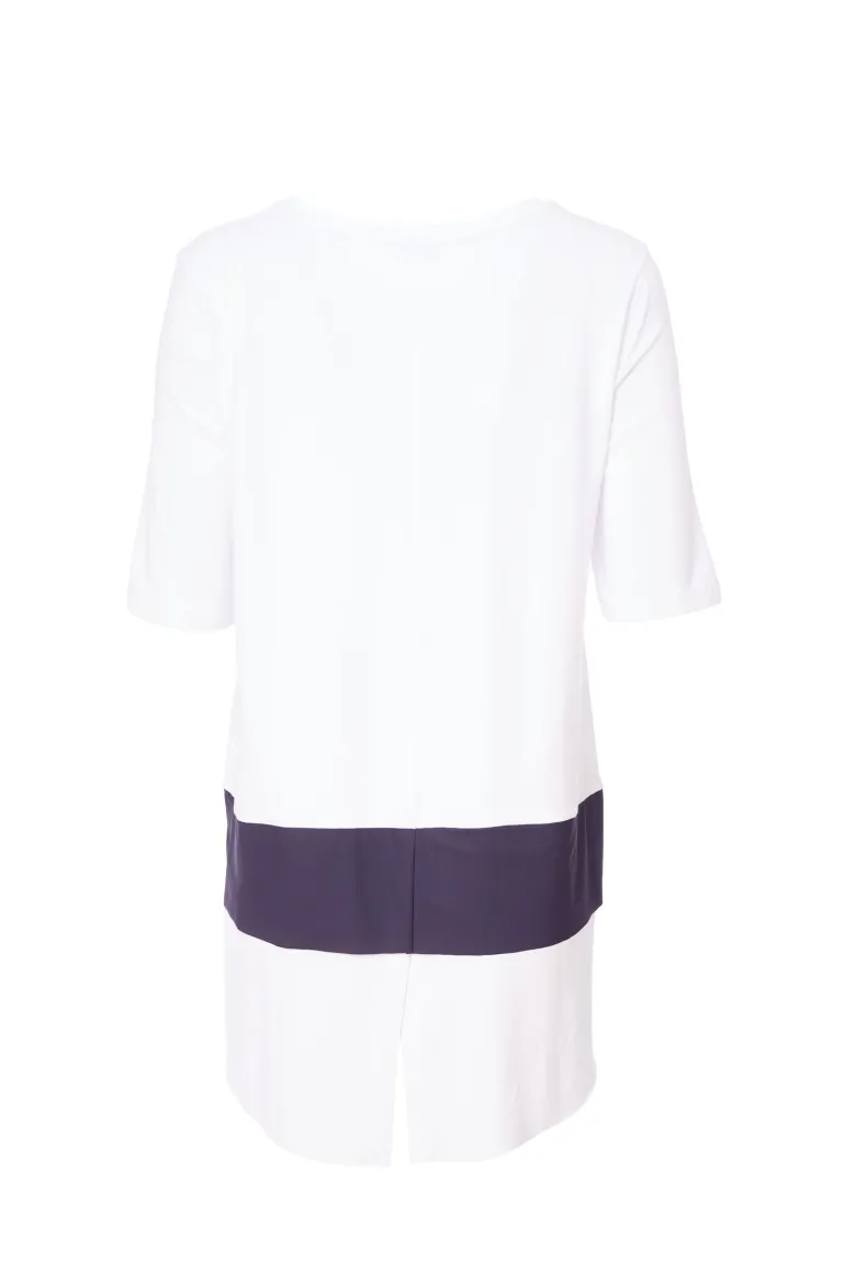 Naya Contrast Jersey Top - 2 colourways