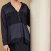 Naya Hoodie Jacket with Contrast Panels
