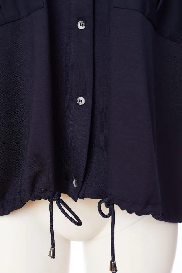 Naya Jersey Utility Style Jacket Mink