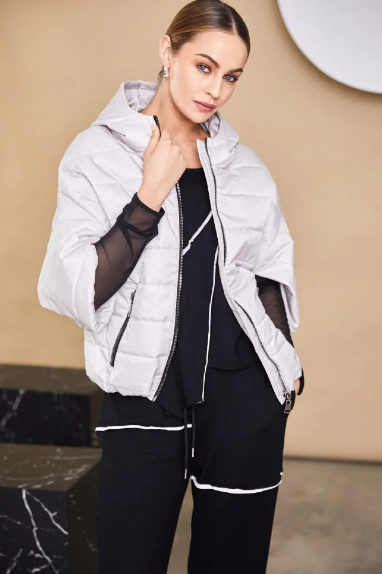 Naya Padded Short Jacket Sand