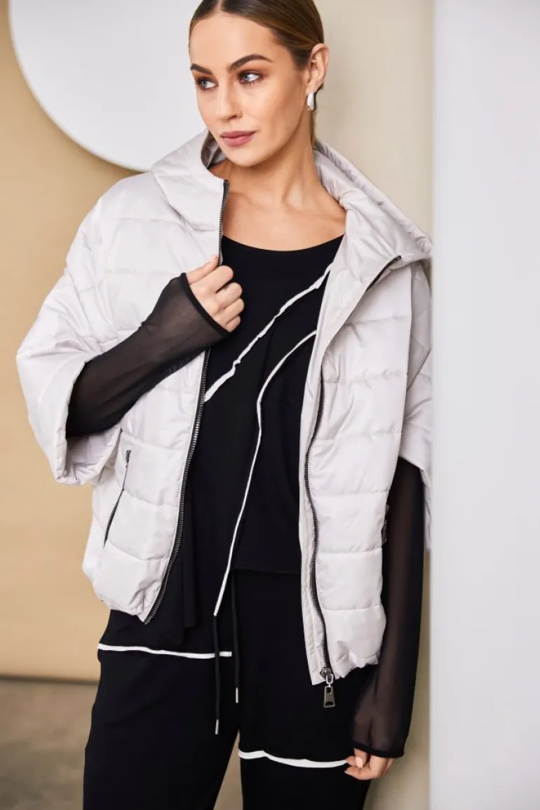 Naya Padded Short Jacket Sand