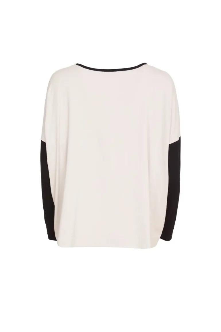 Naya Placement Print Top Sand