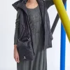 Naya Ruched Placement Dress Forest