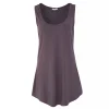 Naya Sleeveless Vest Top Charcoal