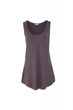 Naya Sleeveless Vest Top Charcoal