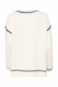 Naya Sweatshirt NAS25126 Cream / Grey