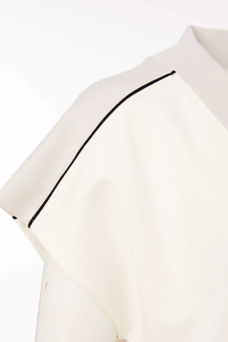 Naya V-Neck Top NAS25315 Sand / Off-White