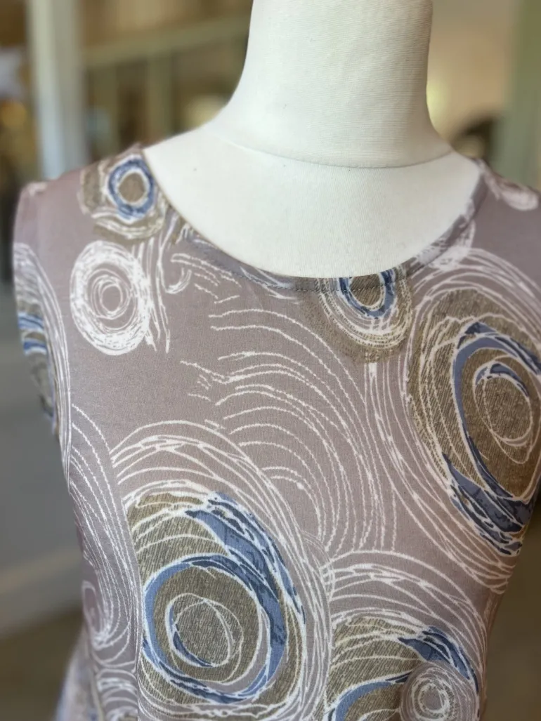 Out of Xile Bell Hem Dress Sand