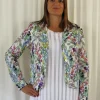 Out of Xile Jacket Seersucker Floral Print