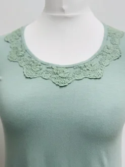 Out of Xile Jersey & Lace T-Shirt - 2 colours