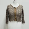 Out of Xile Lace Shrug Caramel