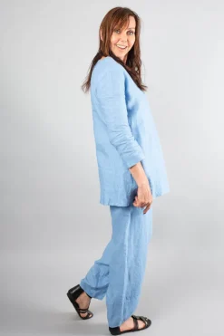 Out of Xile Linen Tunic Sky